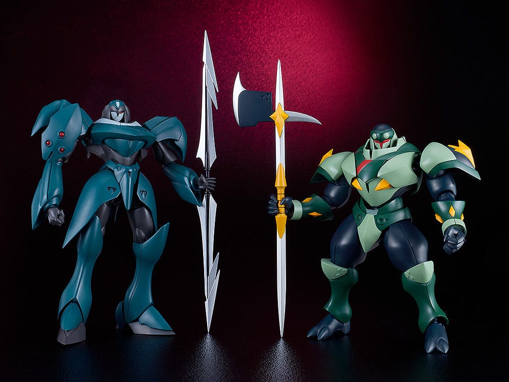 SU ORDINAZIONE Starknight Tekkaman Blade Moderoid Plastic Model Kits 2-Pack Tekkaman Dagger & Tekkaman Axe