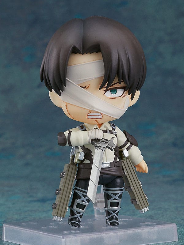 PREORDINE+ 07/2026 Attack on Titan Nendoroid Action Figure Levi Ackerman: The Final Season Ver. 10 cm