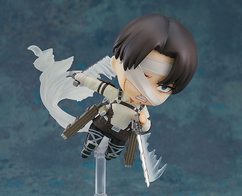 PREORDINE+ 07/2026 Attack on Titan Nendoroid Action Figure Levi Ackerman: The Final Season Ver. 10 cm