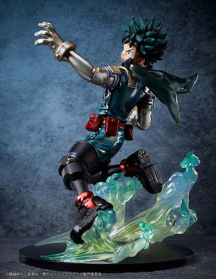 SU ORDINAZIONE My Hero Academia PVC Statue 1/4 Izuku Midoriya: Metallic Ver. 35 cm