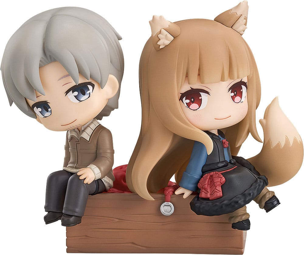 SU ORDINAZIONE Spice and Wolf: Merchant Meets the Wise Wolf Mini Memory Mini Figure Lawrence & Holo 8 cm