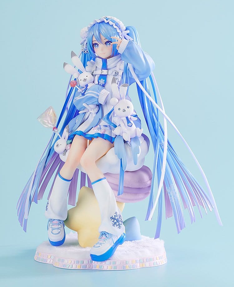 PREORDINE+ 06/2027 Character Vocal Series 01: Hatsune Miku PVC Statue 1/7 Snow Miku: Yukiiro Pop Ver. 24 cm