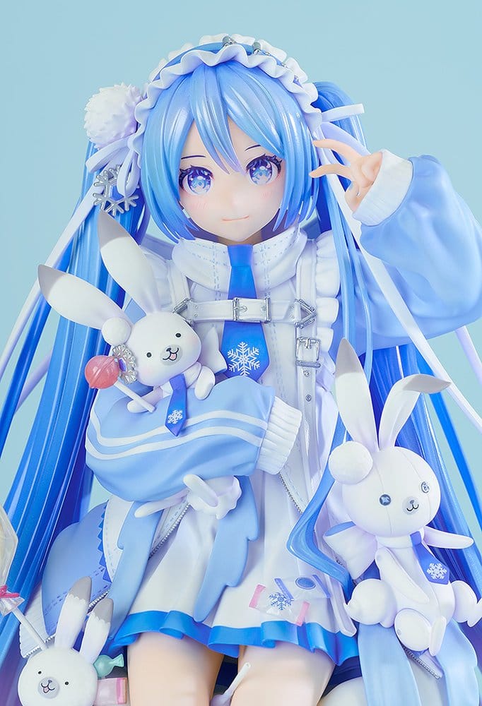 PREORDINE+ 06/2027 Character Vocal Series 01: Hatsune Miku PVC Statue 1/7 Snow Miku: Yukiiro Pop Ver. 24 cm