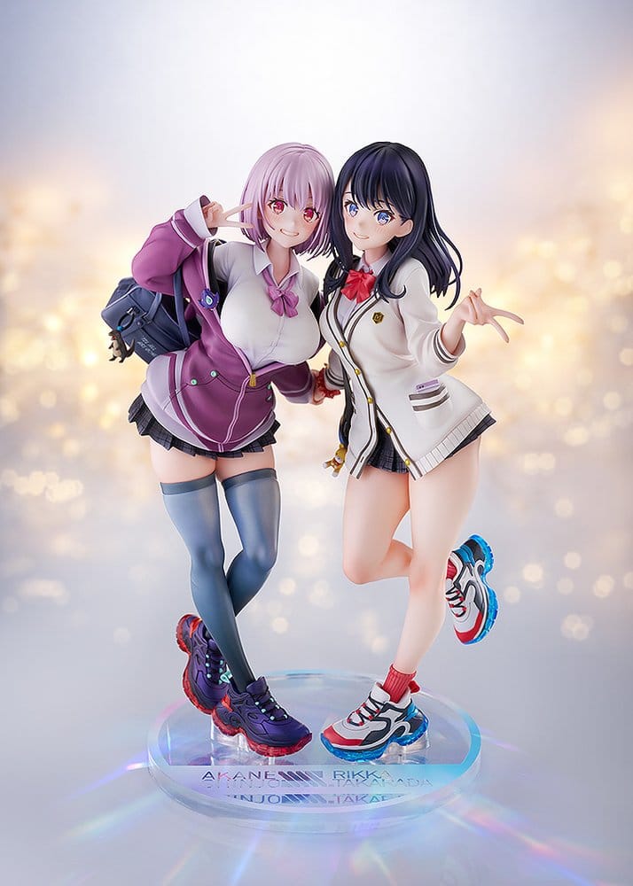 PREORDINE+ CHIUSO 05/2027 SSSS.GridmanPVC Statues 1/7 2-Pack Rikka Takarada & Akane Shinjo feat. toridamono 22 cm