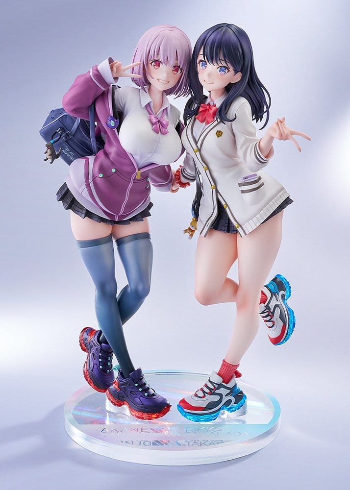 PREORDINE+ CHIUSO 05/2027 SSSS.GridmanPVC Statues 1/7 2-Pack Rikka Takarada & Akane Shinjo feat. toridamono 22 cm