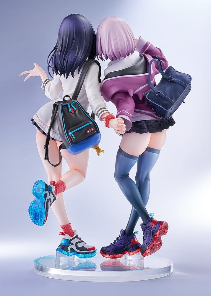 PREORDINE+ CHIUSO 05/2027 SSSS.GridmanPVC Statues 1/7 2-Pack Rikka Takarada & Akane Shinjo feat. toridamono 22 cm