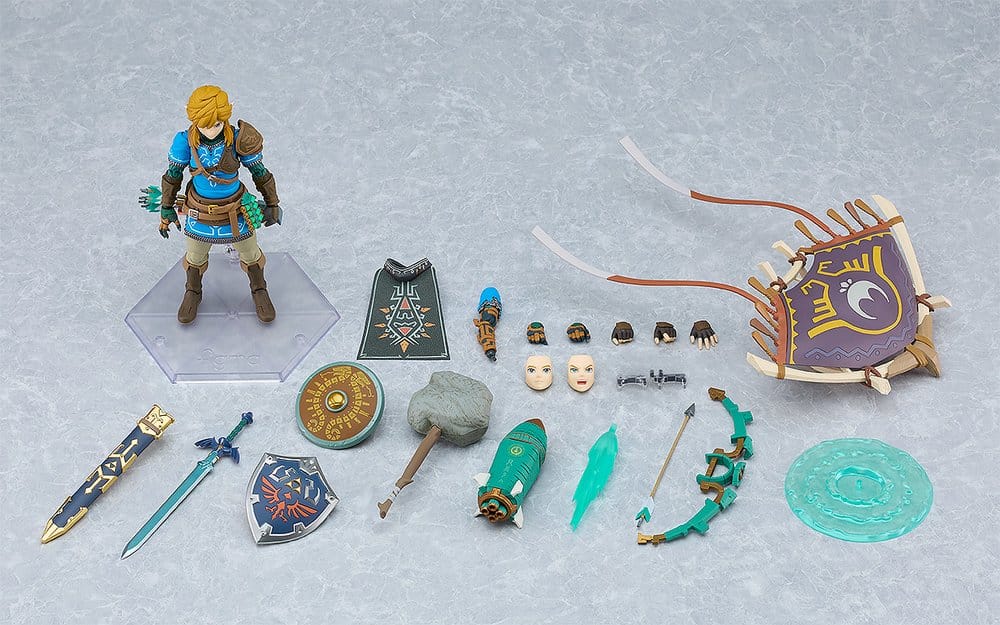 PREORDINE+ 01/2027 The Legend of Zelda Tears of the Kingdom Figma Action Figure Link Tears of the Kingdom Ver. DX Edition 15 cm