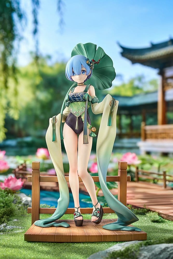 PREORDINE+ 06/2027 Re:ZERO -Starting Life in Another World- Statue 1/7 Rem: Breather in the Garden Ver. 26 cm