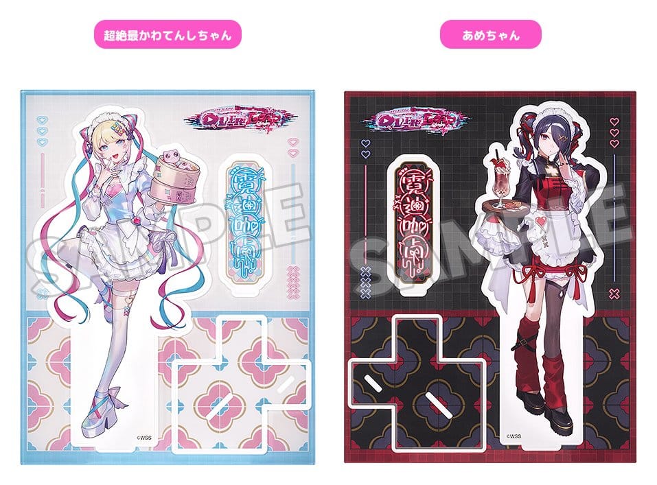 PREORDINE+ 07/2027 Needy Streamer Overload Needy Streamer Chinese Restaurant Series Acrylic Stand OMGkawaiiAngel 20 cm