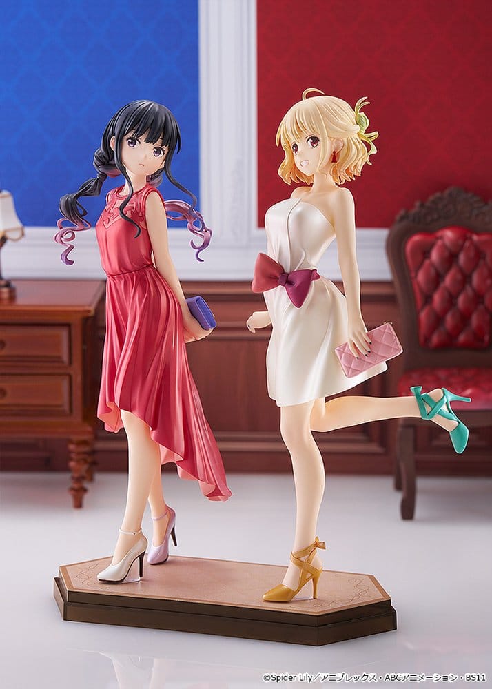 PREORDINE+ 12/2026 Lycoris Recoil Pop Up Parade PVC Figures 2-Pack Chisato Nishikigi & Takina Inoue: After Party! Ver. L Size