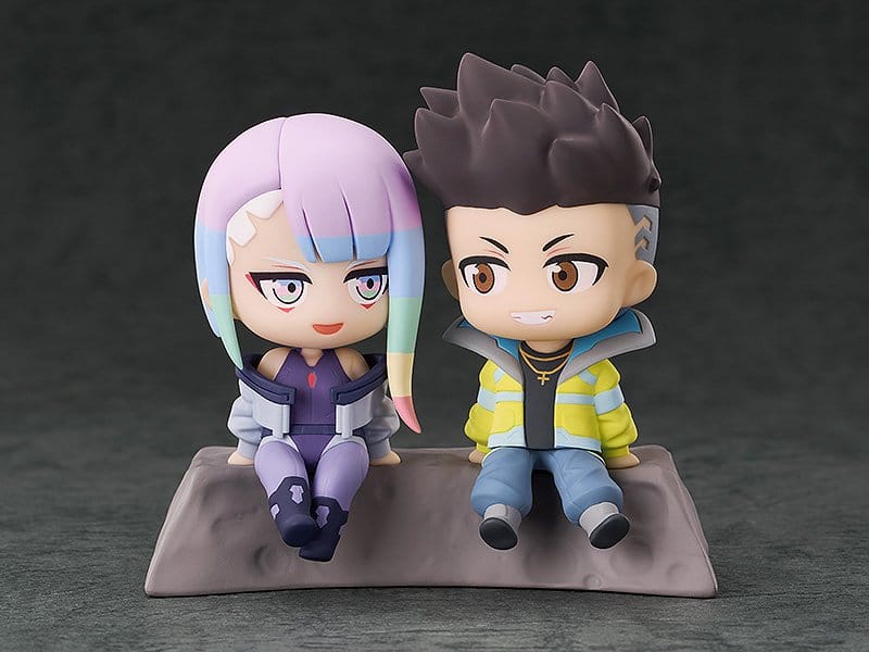 PREORDINE+ 06/2027 Cyberpunk: Edgerunners Qset+ PVC Figures 2-Pack David & Lucy 8 cm