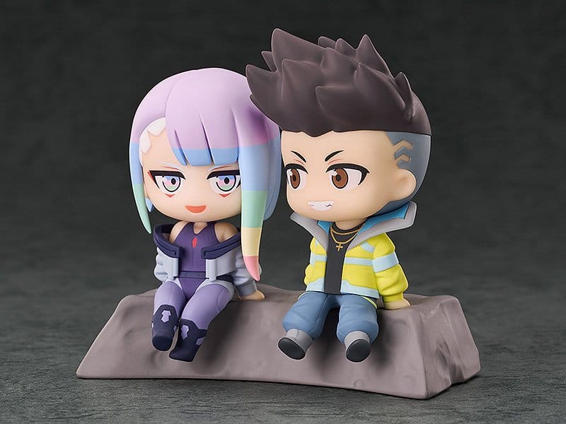 PREORDINE+ 06/2027 Cyberpunk: Edgerunners Qset+ PVC Figures 2-Pack David & Lucy 8 cm