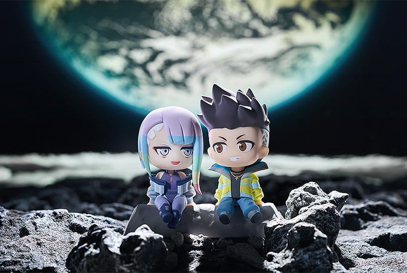 PREORDINE+ 06/2027 Cyberpunk: Edgerunners Qset+ PVC Figures 2-Pack David & Lucy 8 cm