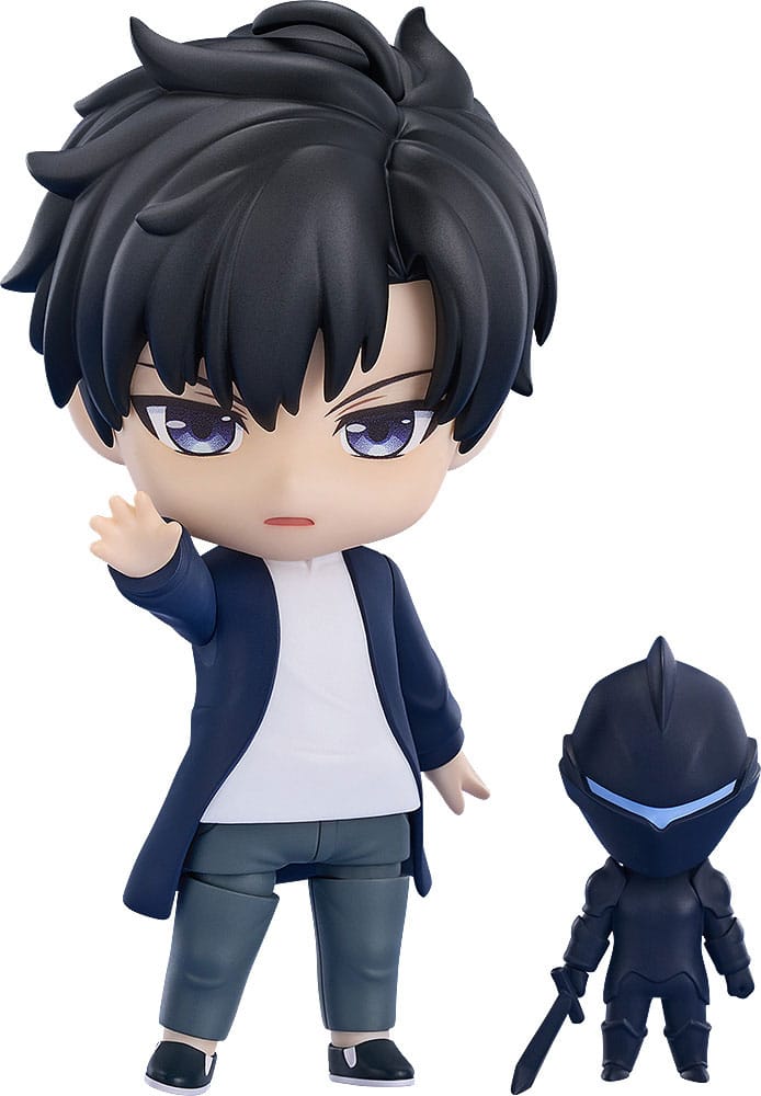SU ORDINAZIONE Solo Leveling Nendoroid Doll Action Figure Sung Jinwoo 10 cm