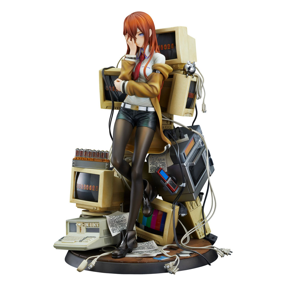 PREORDINE ESAURITO Steins Gate PVC Statue 1/7 Kurisu Makise Reading Steiner 23 cm