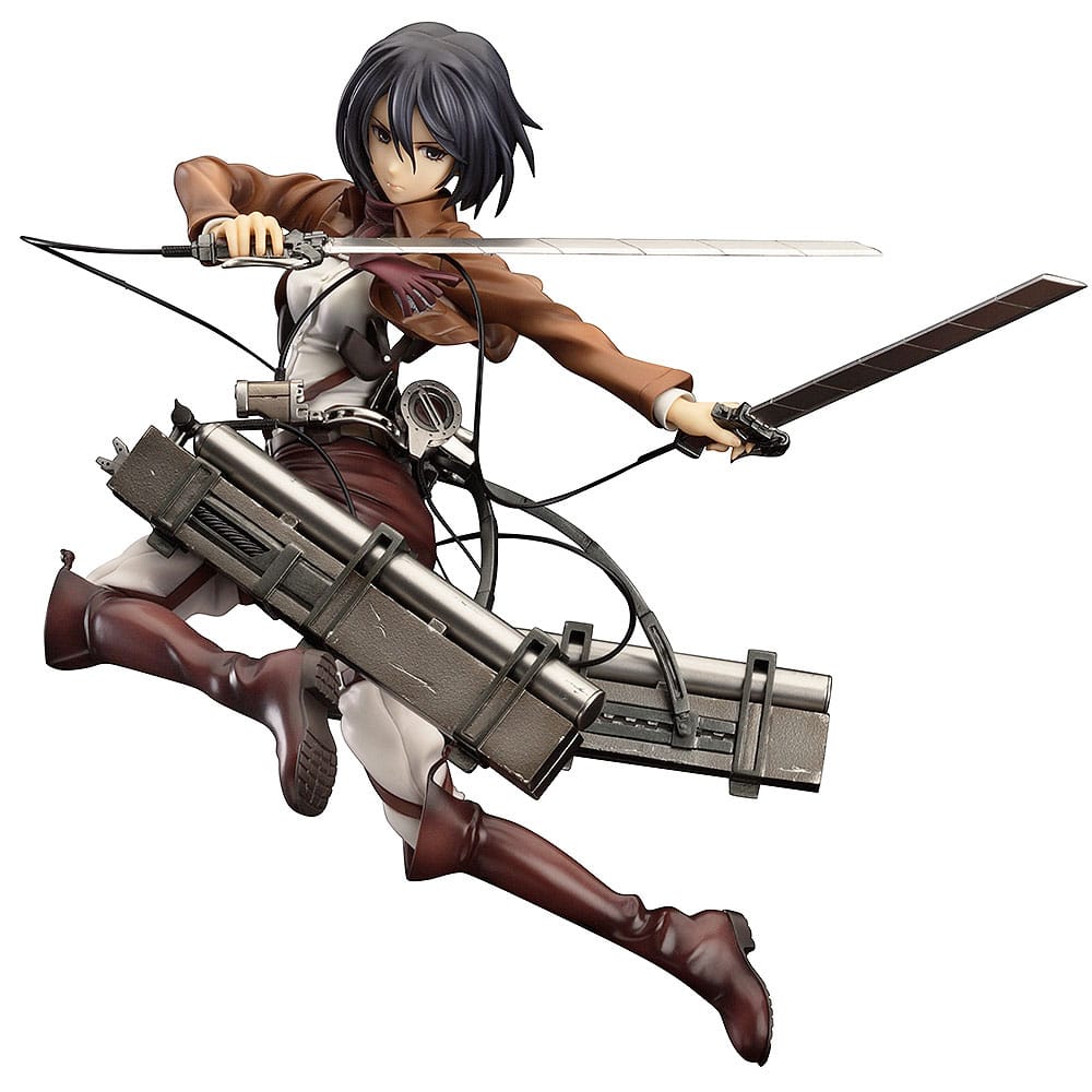 AUF BESTELLUNG HERGESTELLT: Attack on Titan Statue 1/8 Mikasa Ackerman 17 cm (Neuauflage)