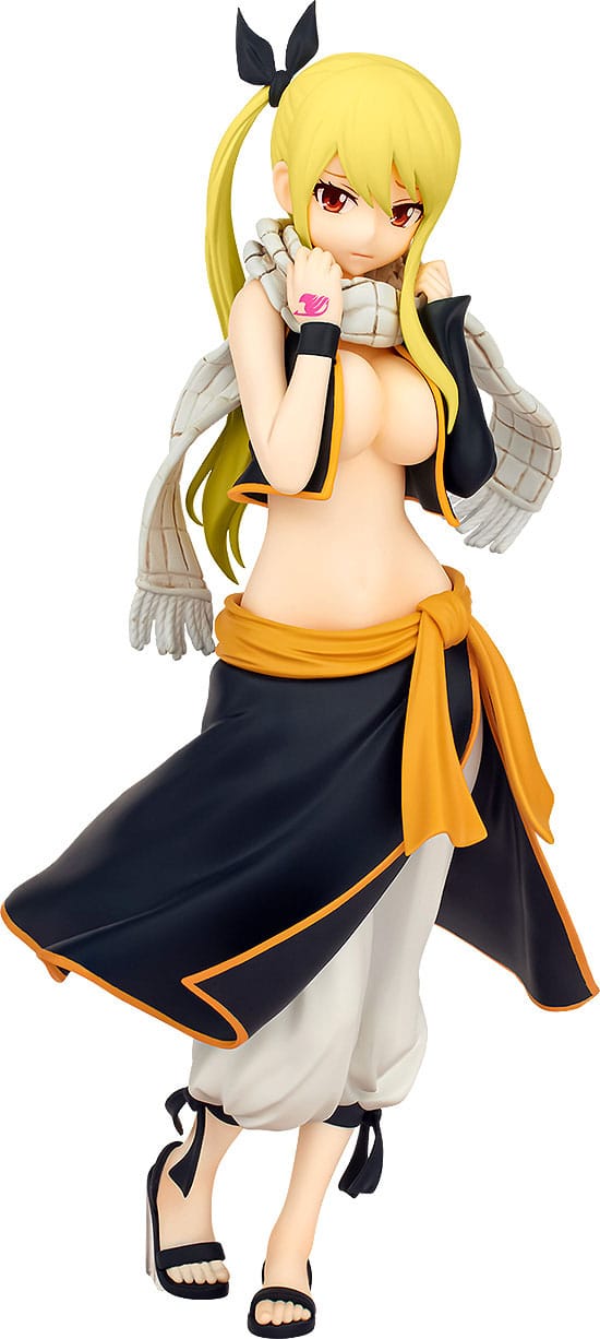 MADE TO ORDER Fairy Tail Pop Up Parade PVC Statue Lucy Heartfilia Natsu Costume Ver. L Size 22 cm SOLD OUT