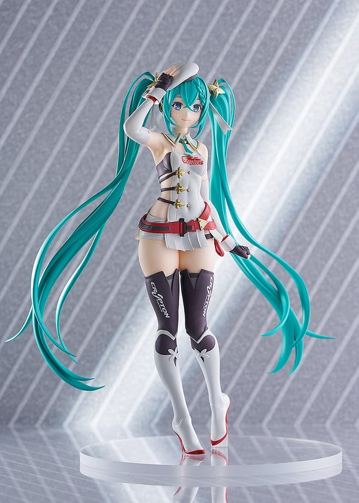 PREORDINE+ 05/2027 Hatsune Miku GT Project Pop Up Parade PVC Figure Racing Miku: 2023 Ver. 17 cm