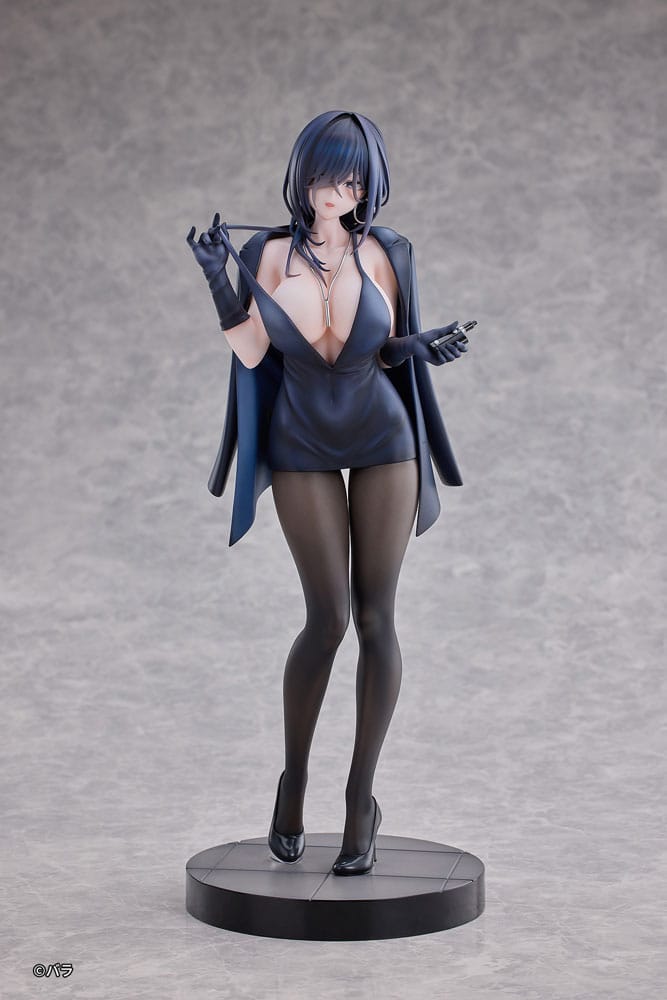 PREORDINE CHIUSO 04/2025 Original Character PVC Statue 1/6 Ishimi Yokoyama Black One-piece Dress Ver. illustration by Bara 28 cm (PREORDINE NON CANCELLABILE)