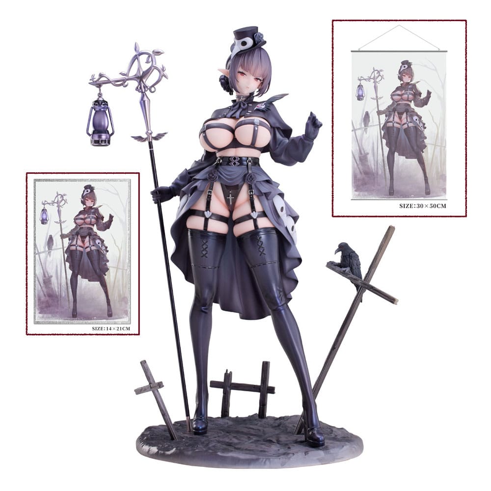PREORDINE 11/2025 Original Character PVC Statue 1/6 Pest Doctor Kara Deluxe Edition 30 cm (PREORDINE NON CANCELLABILE)