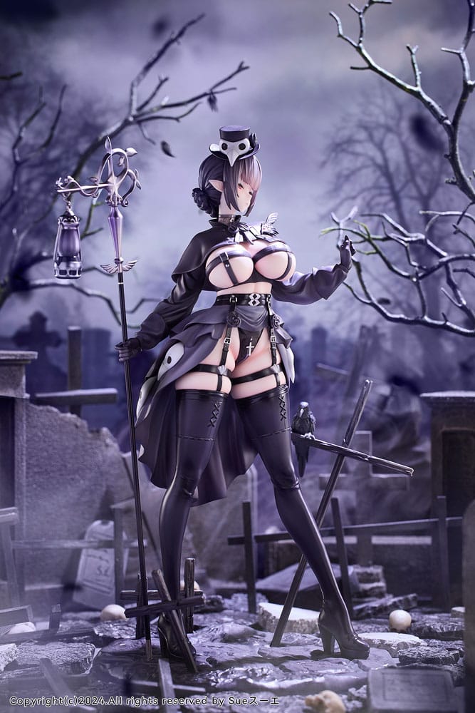 PREORDINE 11/2025 Original Character PVC Statue 1/6 Pest Doctor Kara Deluxe Edition 30 cm (PREORDINE NON CANCELLABILE)