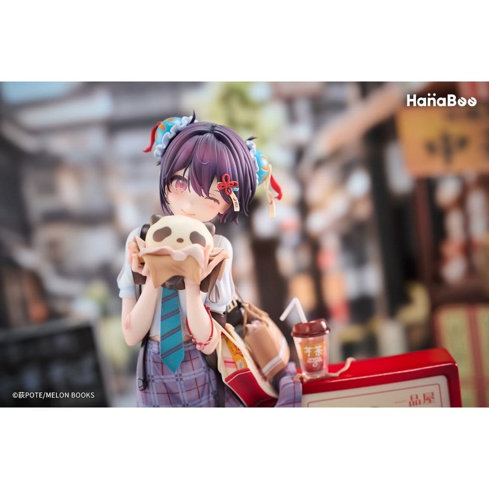 PREORDINE+ 10/2027 Original Character PVC Figure 1/6 Panda Nikuman-chan Deluxe Edition 26 cm