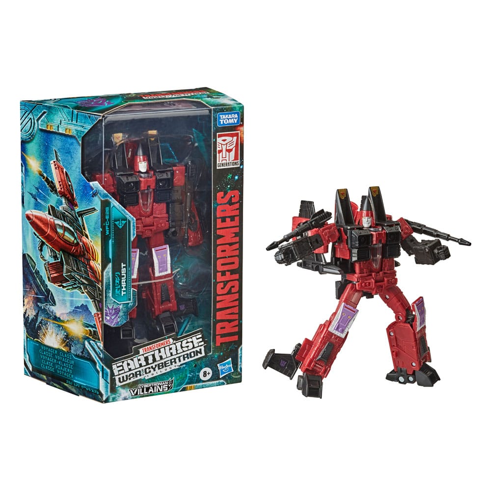 🧪 LAB | SU ORDINAZIONE Transformers Generations War for Cybertron: Earthrise Voyager Class Action Figure Thrust 18 cm