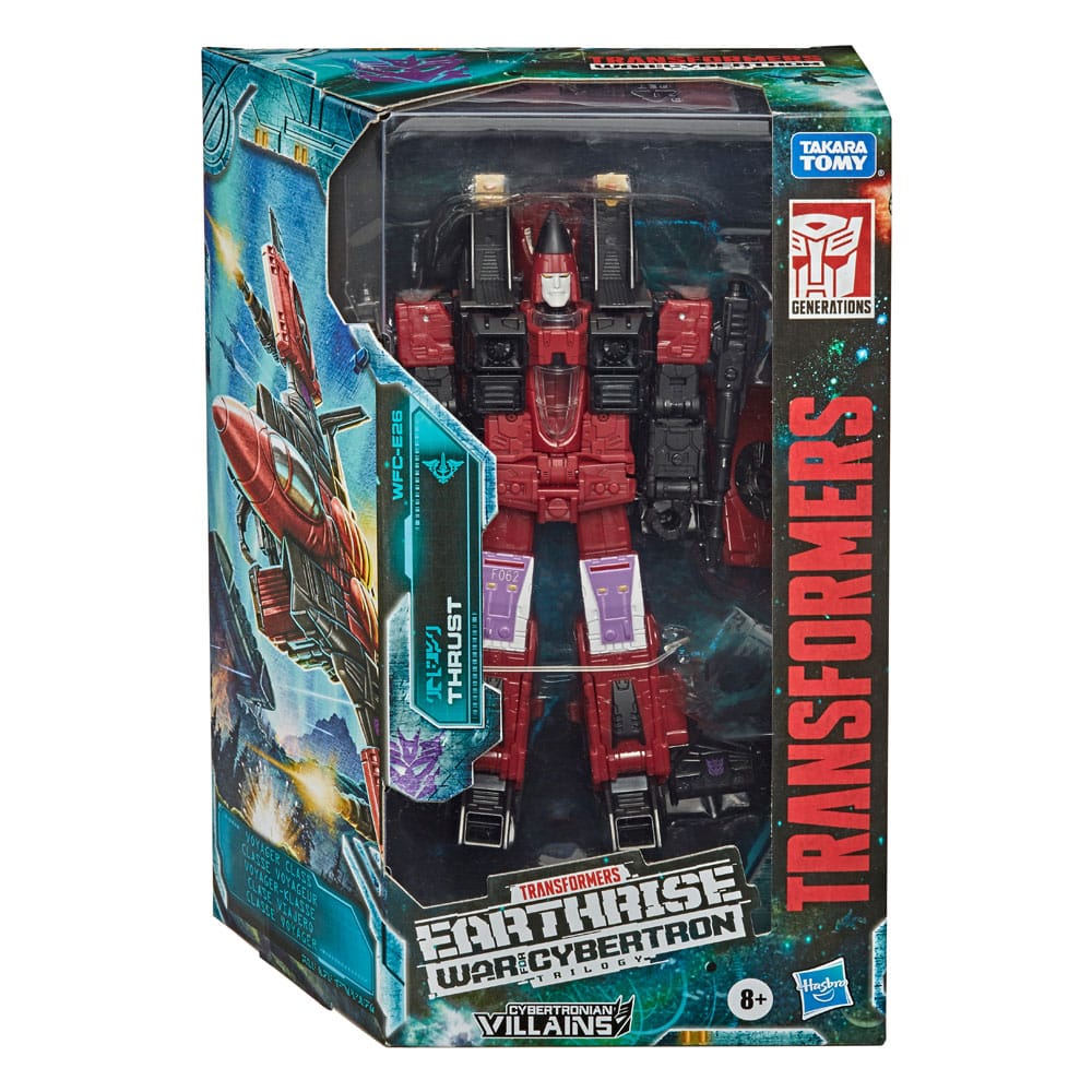 🧪 LAB | SU ORDINAZIONE Transformers Generations War for Cybertron: Earthrise Voyager Class Action Figure Thrust 18 cm