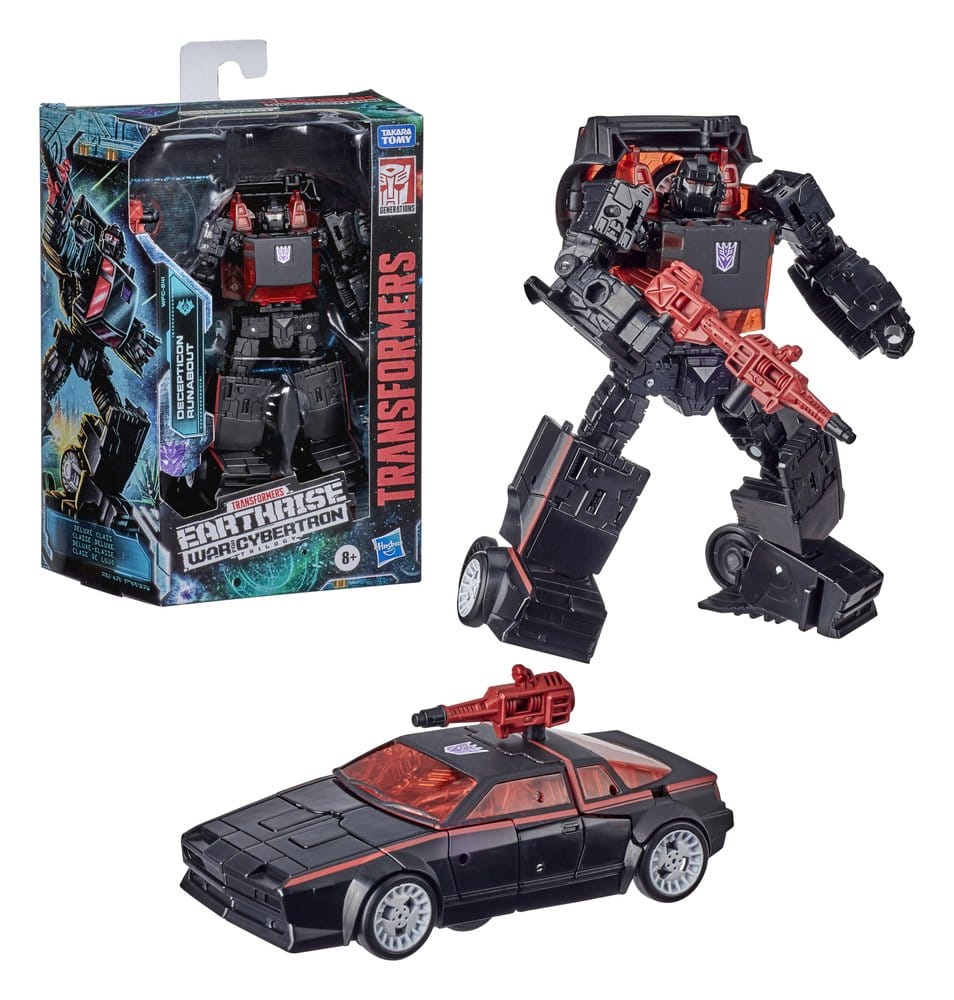🧪 LAB | PREORDINE+ 02/2027 Transformers Generations War for Cybertron: Earthrise Deluxe Class Action Figure Decepticon Runabout WFC-E41 14 cm