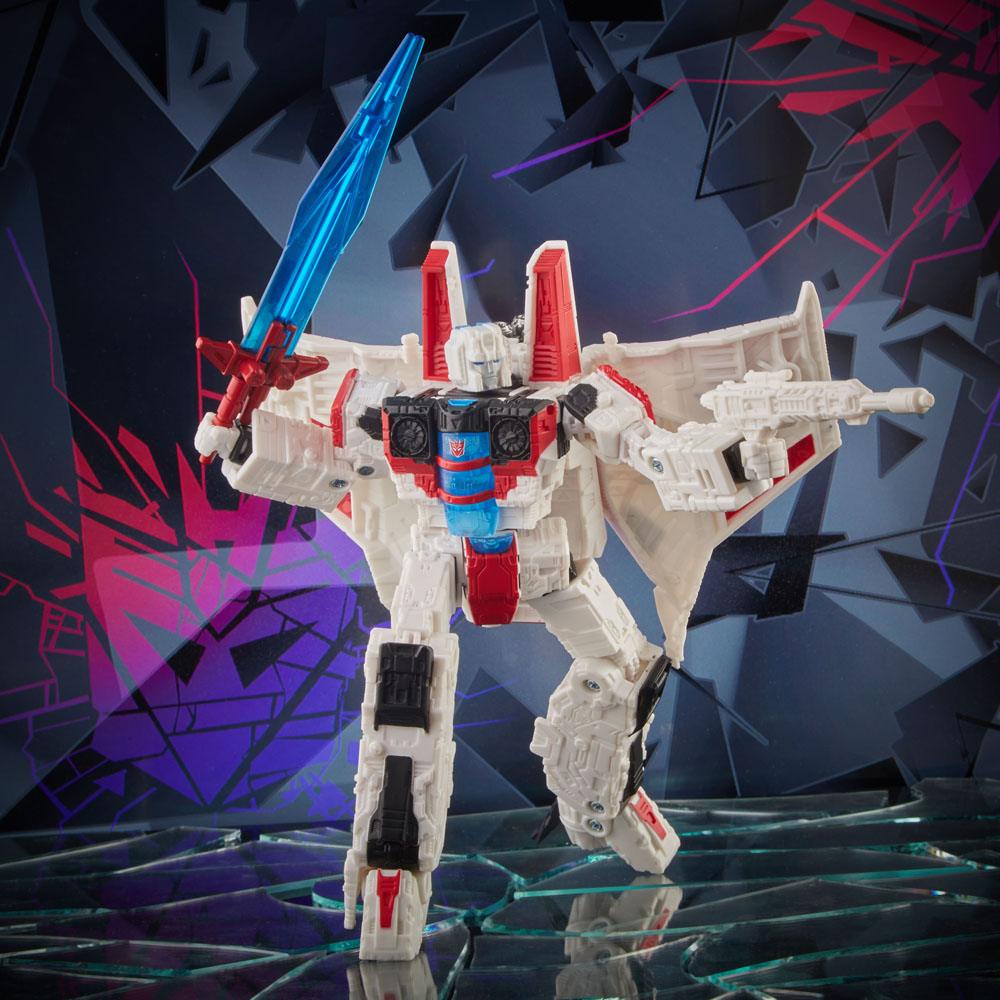 🧪 LAB | PREORDINE+ 02/2027 Transformers: Shattered Glass Voyager Class Action Figure Starscream 18 cm