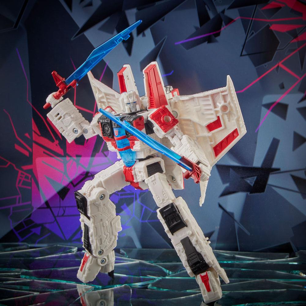 🧪 LAB | PREORDINE+ 02/2027 Transformers: Shattered Glass Voyager Class Action Figure Starscream 18 cm