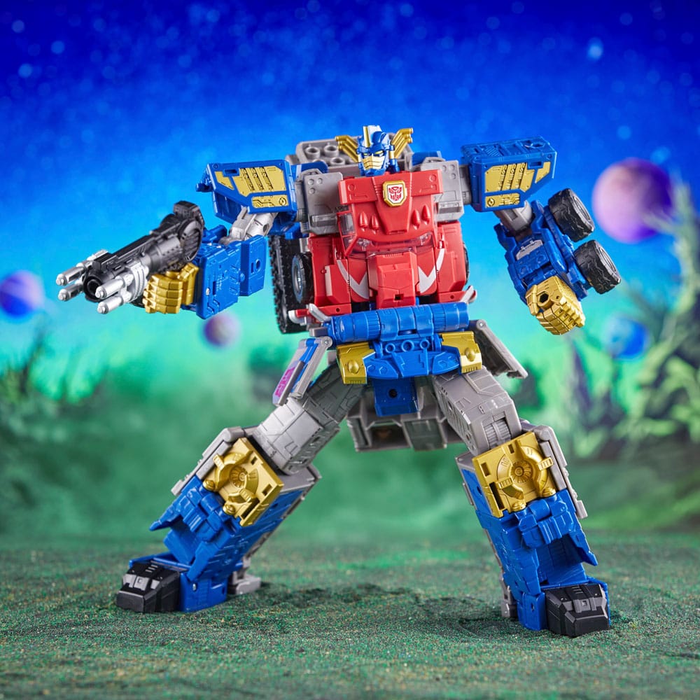 🧪 LAB | SU ORDINAZIONE Transformers Generations Legacy Evolution Commander Class Action Figure Armada Universe Optimus Prime 19 cm