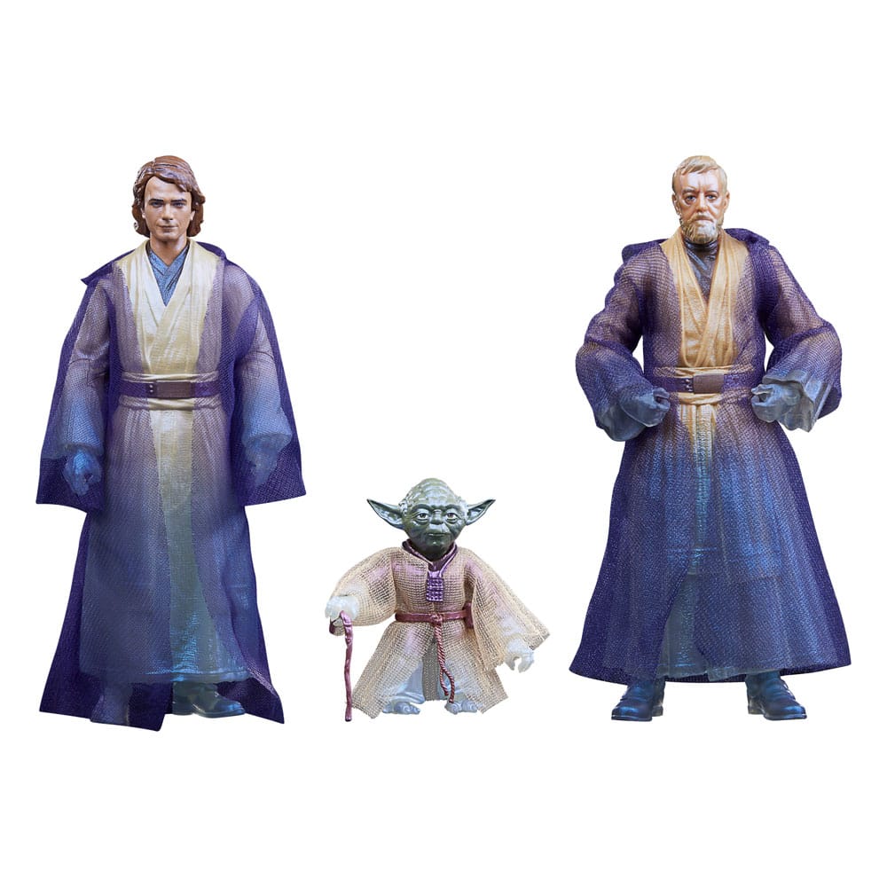 🧪 LAB | SU ORDINAZIONE Star Wars Episode VI Black Series Action Figure 3-Pack Force Spirits 15 cm