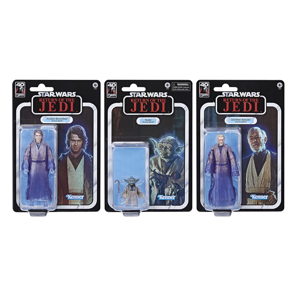 🧪 LAB | SU ORDINAZIONE Star Wars Episode VI Black Series Action Figure 3-Pack Force Spirits 15 cm