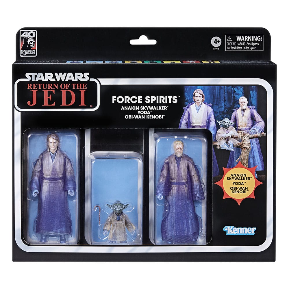 🧪 LAB | SU ORDINAZIONE Star Wars Episode VI Black Series Action Figure 3-Pack Force Spirits 15 cm