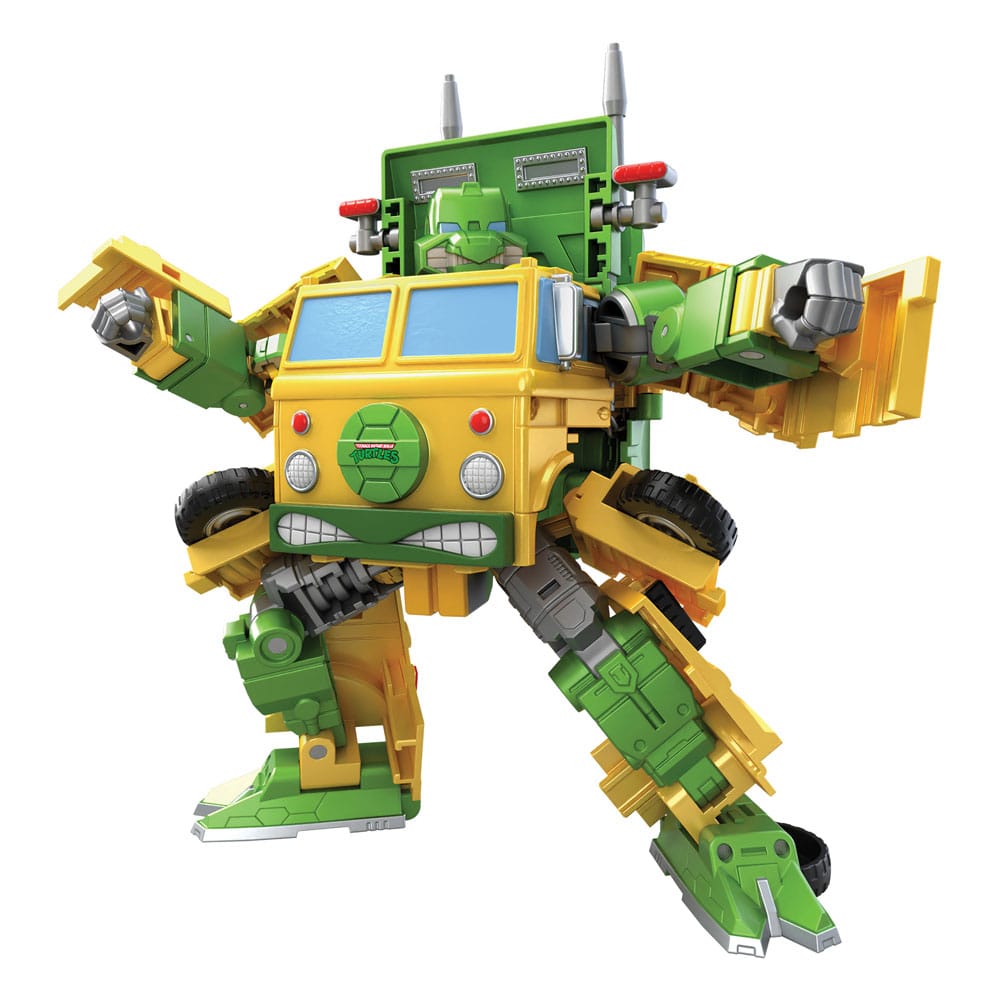 SU ORDINAZIONE Transformers x Teenage Mutant Ninja Turtles Action Figure Party Wallop 18 cm