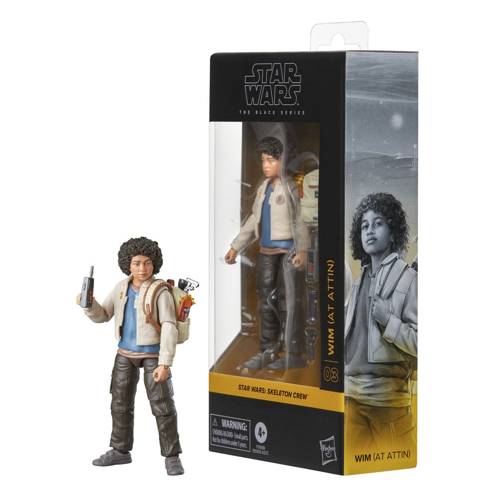 🧪 LAB | SU ORDINAZIONE Star Wars: Skeleton Crew Black Series Action Figure Wim (At Attin) 15 cm