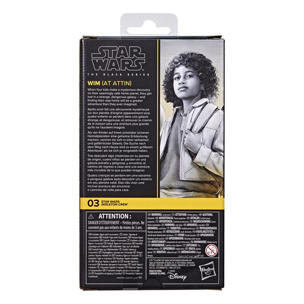 🧪 LAB | SU ORDINAZIONE Star Wars: Skeleton Crew Black Series Action Figure Wim (At Attin) 15 cm