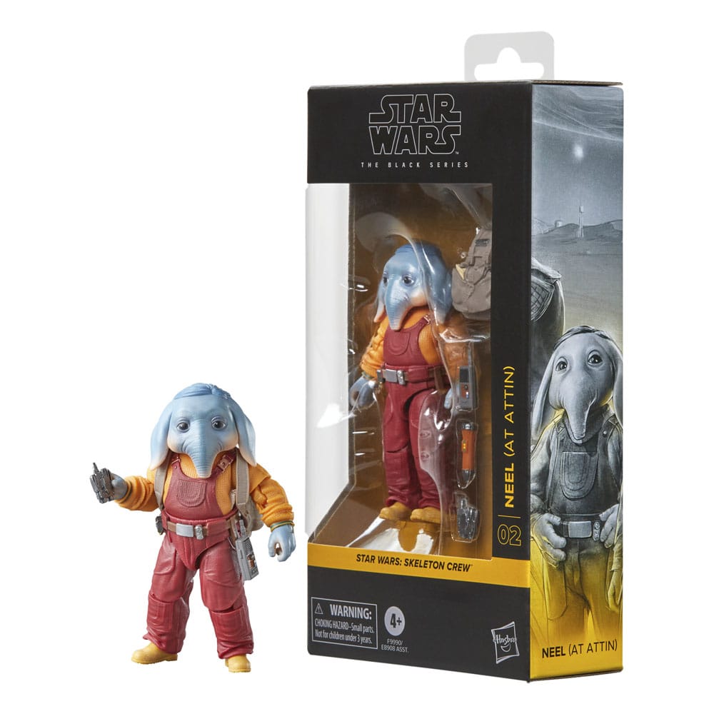 🧪 LAB | SU ORDINAZIONE Star Wars: Skeleton Crew Black Series Action Figure Neel (At Attin) 15 cm