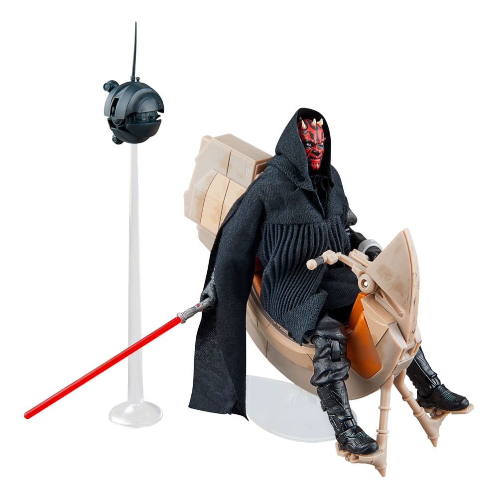 🧪 LAB | SU ORDINAZIONE Star Wars Episode I Black Series Vehicle with Action Figure Darth Maul & Sith Speeder 25th Anniversary