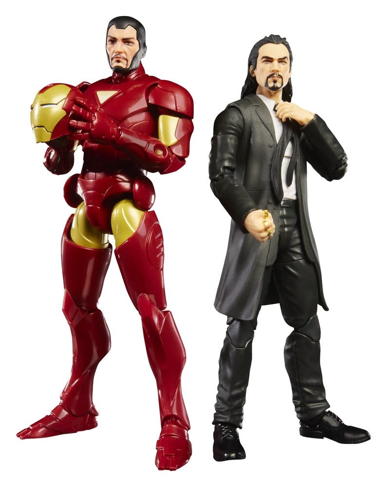 🧪 LAB | SU ORDINAZIONE Marvel Legends Action Figure 2-Pack Iron Man (Extremis) & Marvel's Mandarin 15 cm