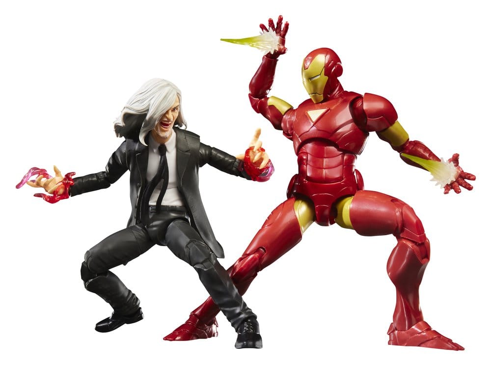 🧪 LAB | SU ORDINAZIONE Marvel Legends Action Figure 2-Pack Iron Man (Extremis) & Marvel's Mandarin 15 cm