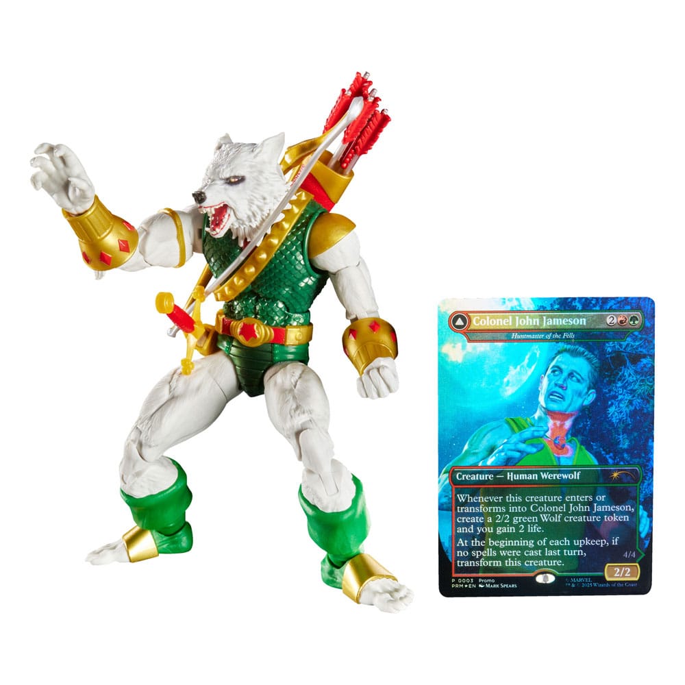 MADE TO ORDER Marvel Legends Magic: The Gathering Action Figure Man-Wolf (plus Exclusive Foil Card) 15 cm SOLD OUT