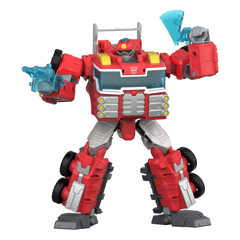 SU ORDINAZIONE Transformers Age of the Primes Voyager Class Action Figure Rescue Bot Heatwave 18 cm ESAURITO