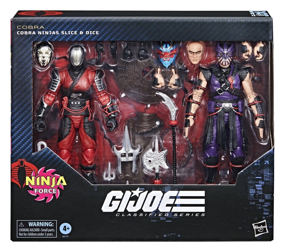 🧪 LAB | PREORDINE+ 12/2026 G.I. Joe Classified Series Action Figure 2-Pack #160 Cobra Ninjas Slice & Dice 15 cm
