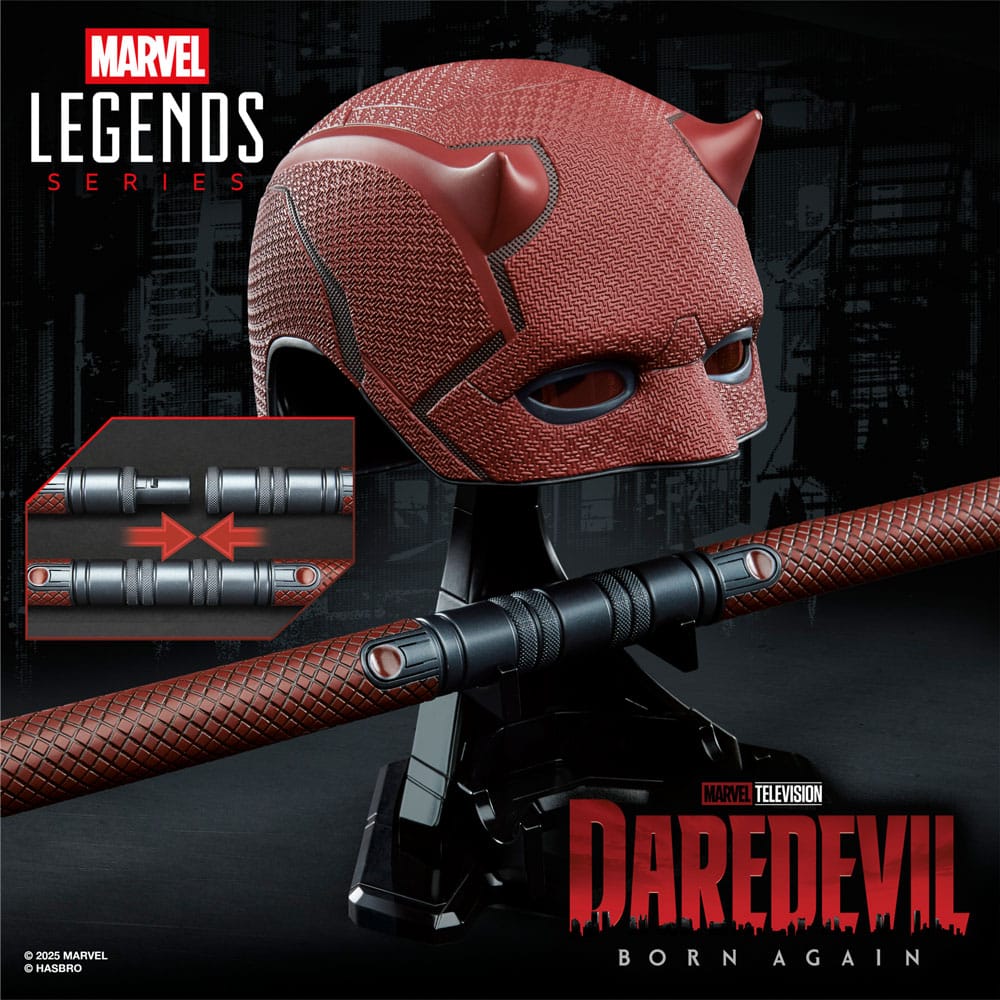 🧪 LAB | PREORDINE+ 12/2026 Daredevil: Born Again Premium Roleplay Mask and Billy Club