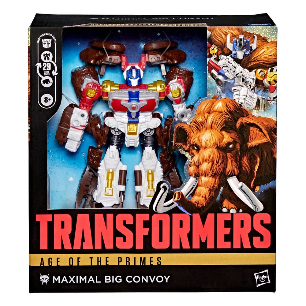 🧪 LAB | SU ORDINAZIONE Transformers Age of the Primes Leader Class Action Figure Maximal Big Convoy 19 cm