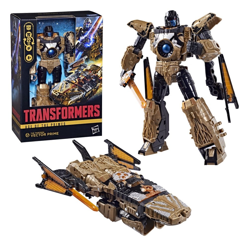 🧪 LAB | SU ORDINAZIONE Transformers Age of the Primes Voyager Class Action Figure The Thirteen Vector Prime 18 cm
