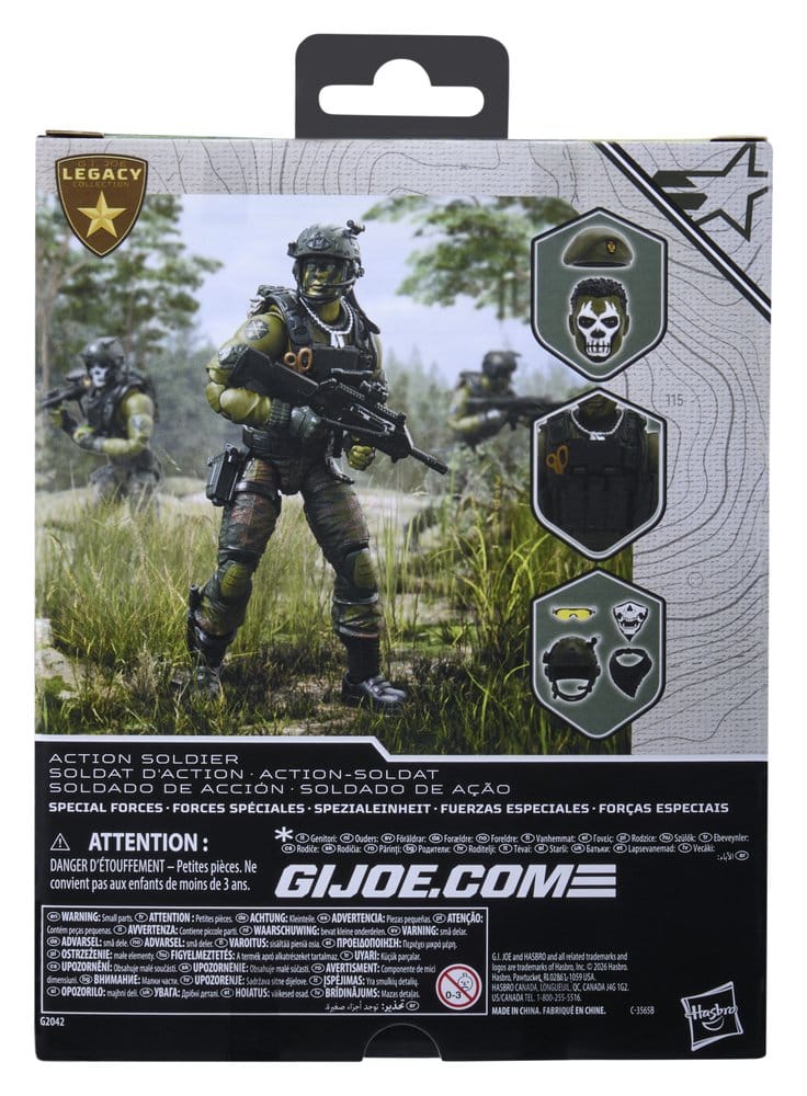 🧪 LAB | SU ORDINAZIONE G.I. Joe Classified Series Legacy Collection Action Figure Action Soldier - Special Forces 15 cm