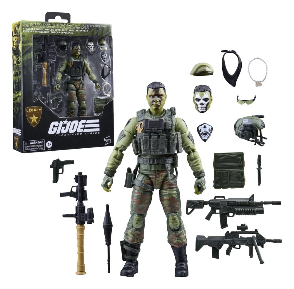 🧪 LAB | SU ORDINAZIONE G.I. Joe Classified Series Legacy Collection Action Figure Action Soldier - Special Forces 15 cm